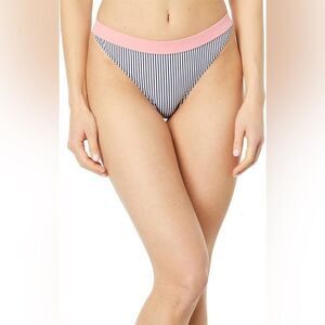NWT Southern Tide Seersucker Abby Striped Bikini Swim Bottoms | XLarge
